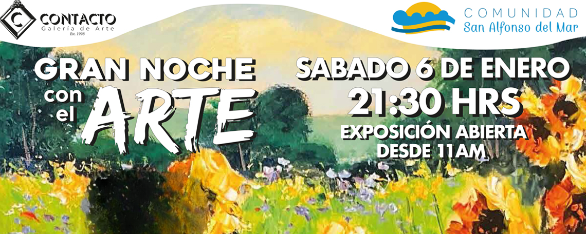 De vacaciones con La Gran Noche con el Arte