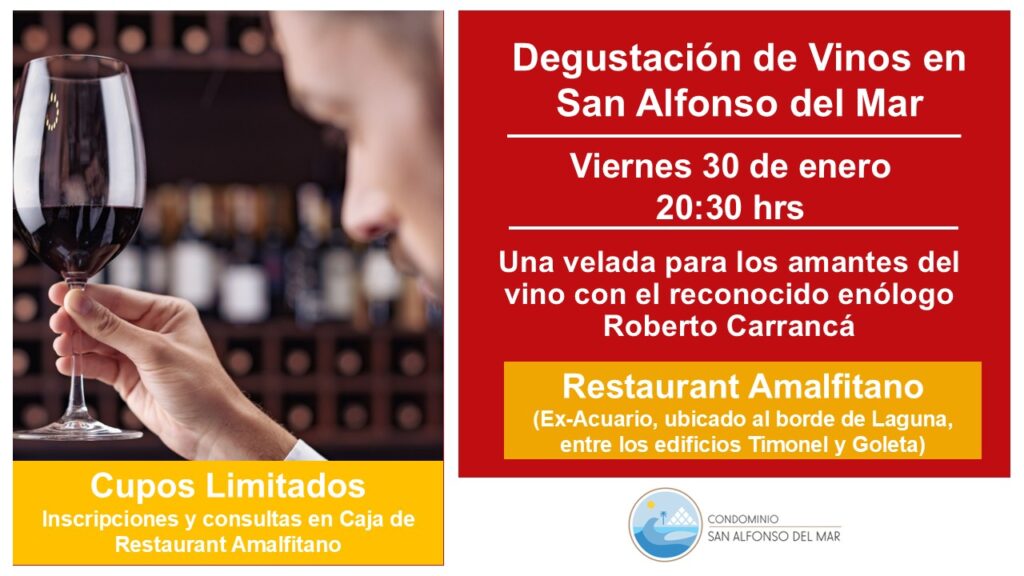 Enero de Catas en Amalfitano Ristorante