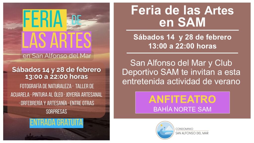 Segunda Feria de las Artes en SAM